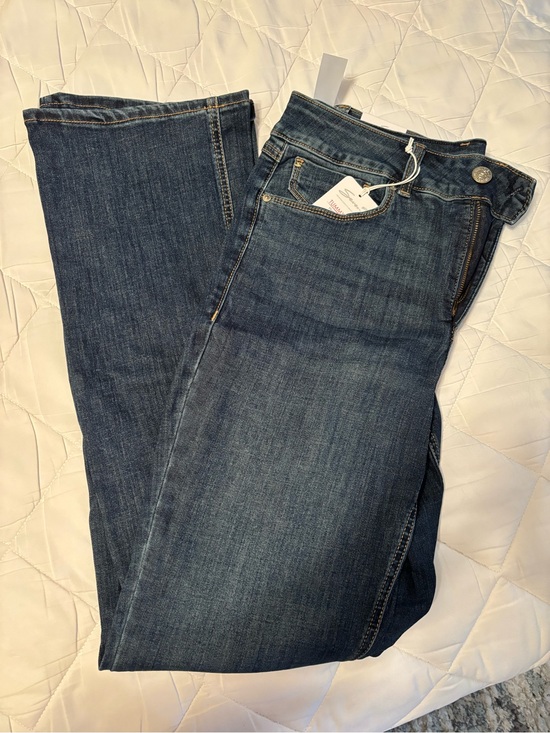 Seven7 Denim - Women’s Dark Blue Denim bootcut Jeans